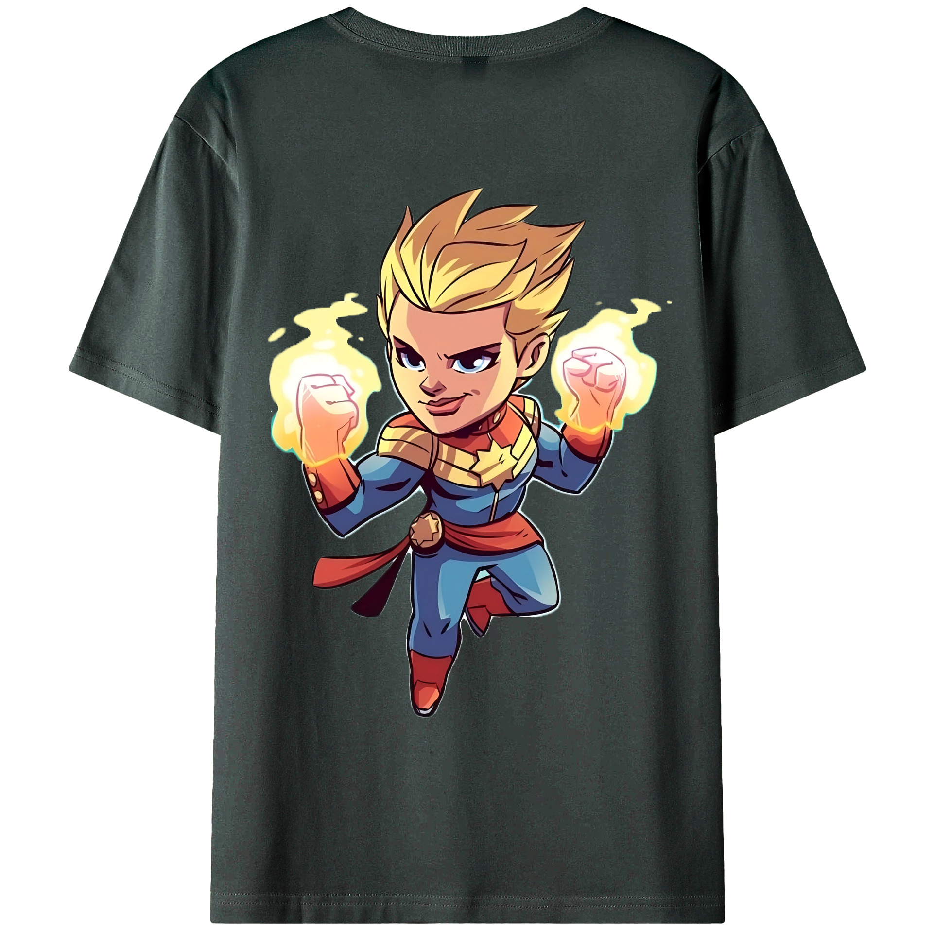 （画像用） アベンジャーズ The Avengers 綿100％ メンズ半袖Tシャツ（バックプリント） 通気性